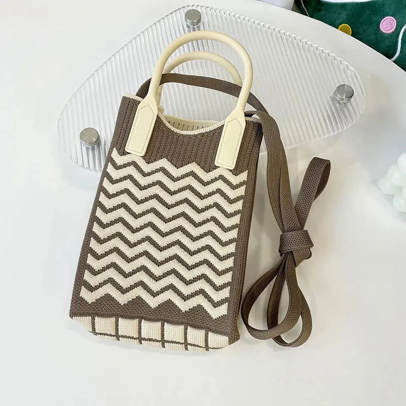 Love Mini Knit Shoulder Crossbody Bag - Bella Enchanté